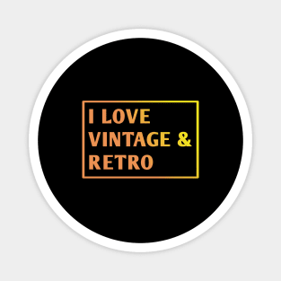 Vintage Retro Magnet